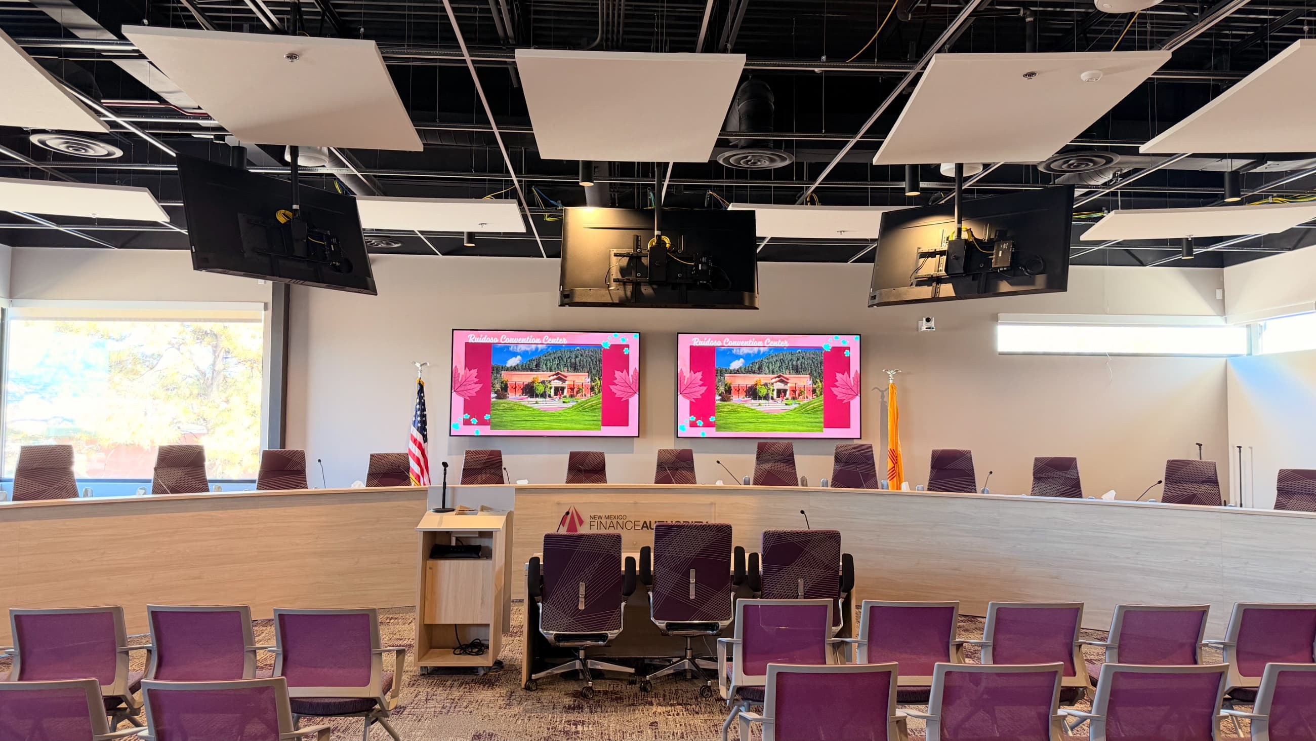 New Mexico Finance Authority council chamber